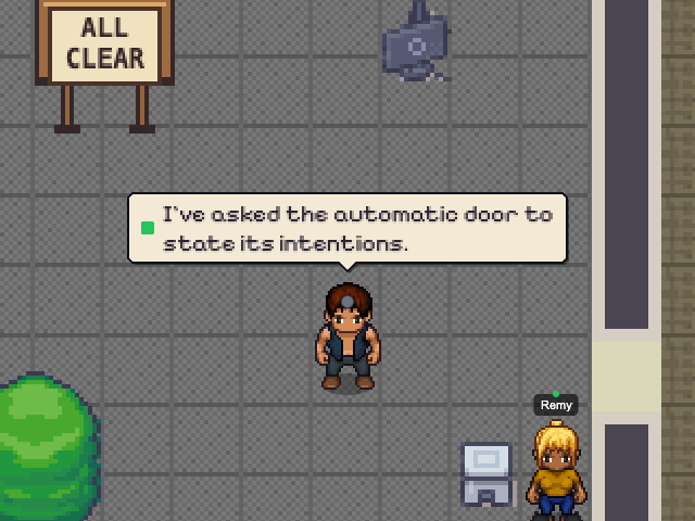 Security in an example Nocville office: None — always on patrol.